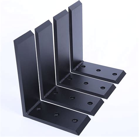 metal brackets for mounting 4 squares|heavy duty steel angle brackets.